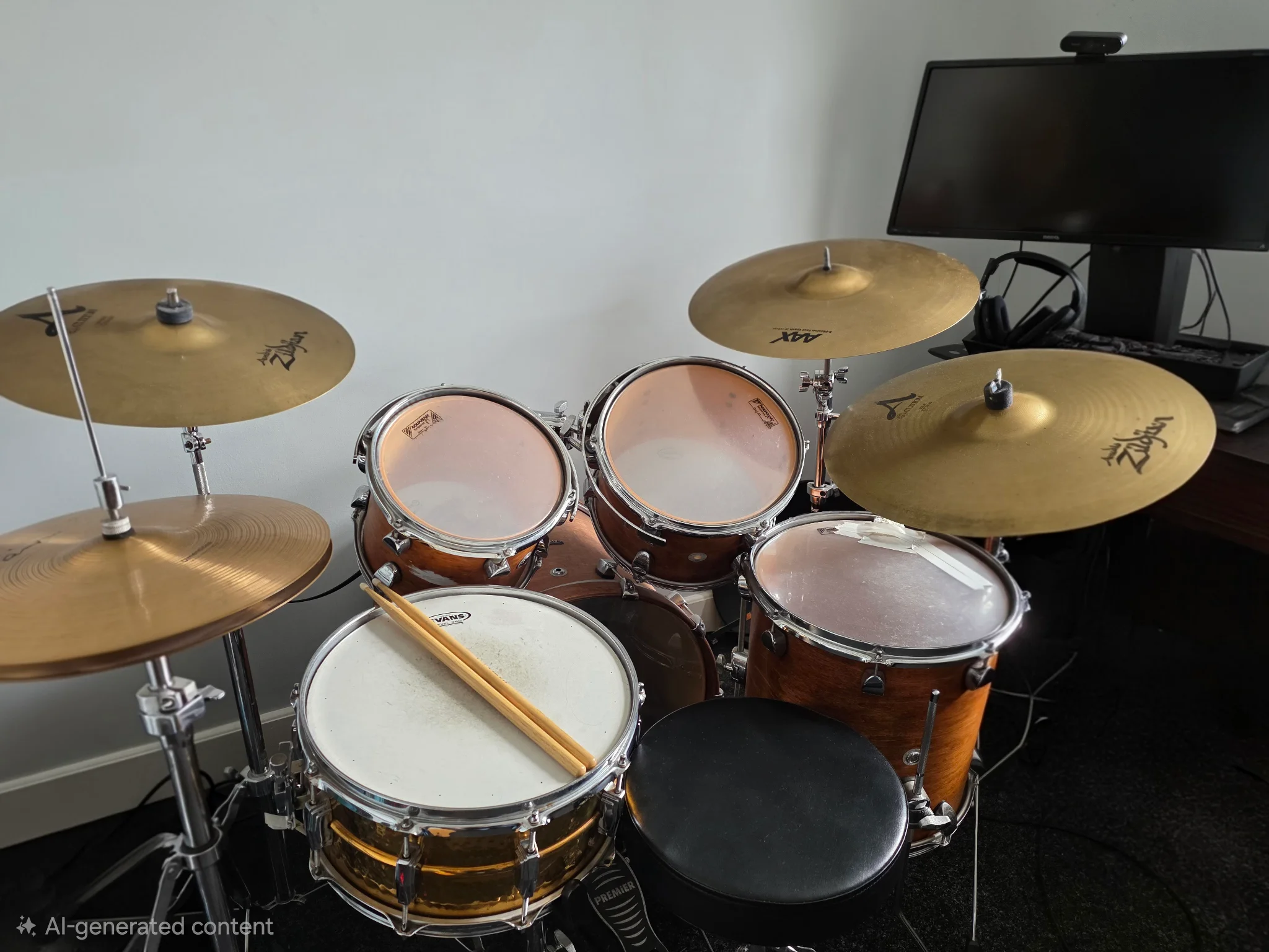 Professional instruments to learn on.